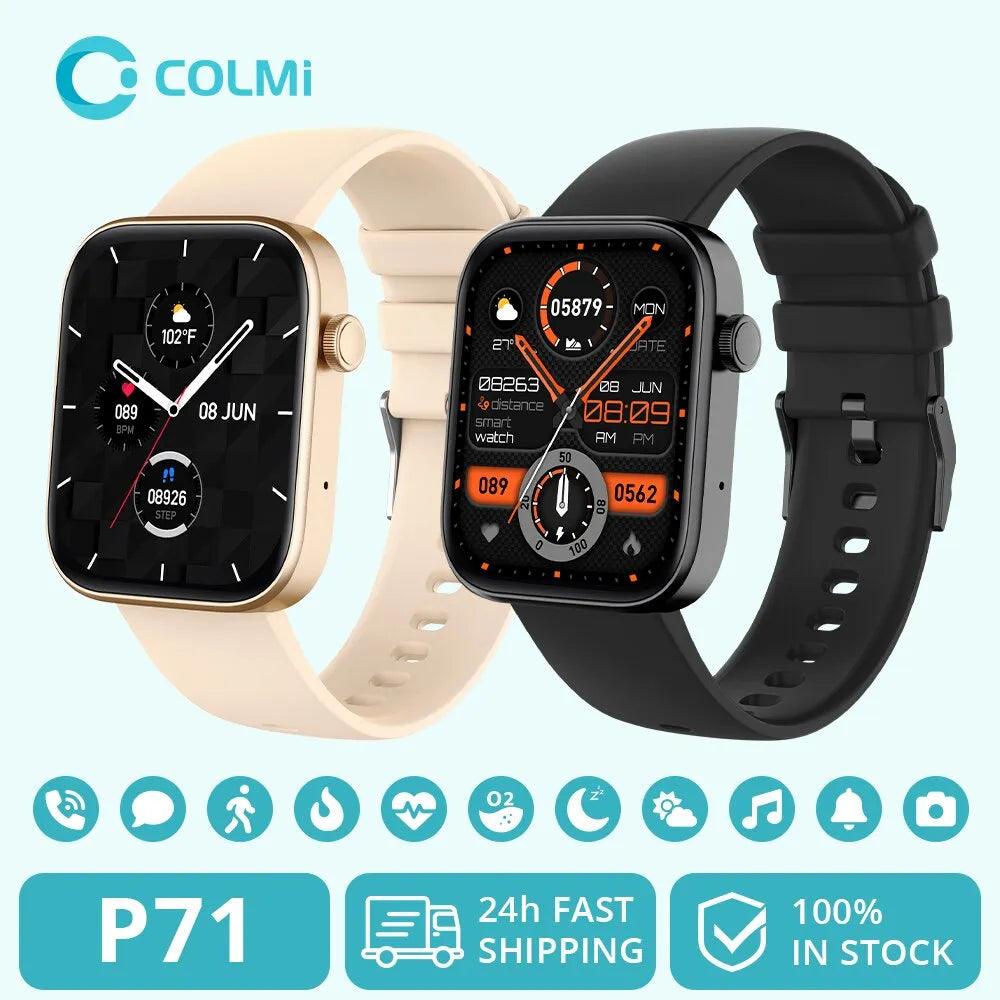 "Smartwatch COLMI P71 com Chamadas por Voz"